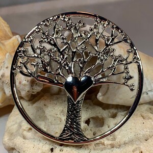 Tree of Life Brooch, Celtic Jewelry, Irish Jewelry, Celtic Brooch, Celtic Pin, Mom Gift, Anniversary Gift, Wiccan Pin, Friendship Gift image 2