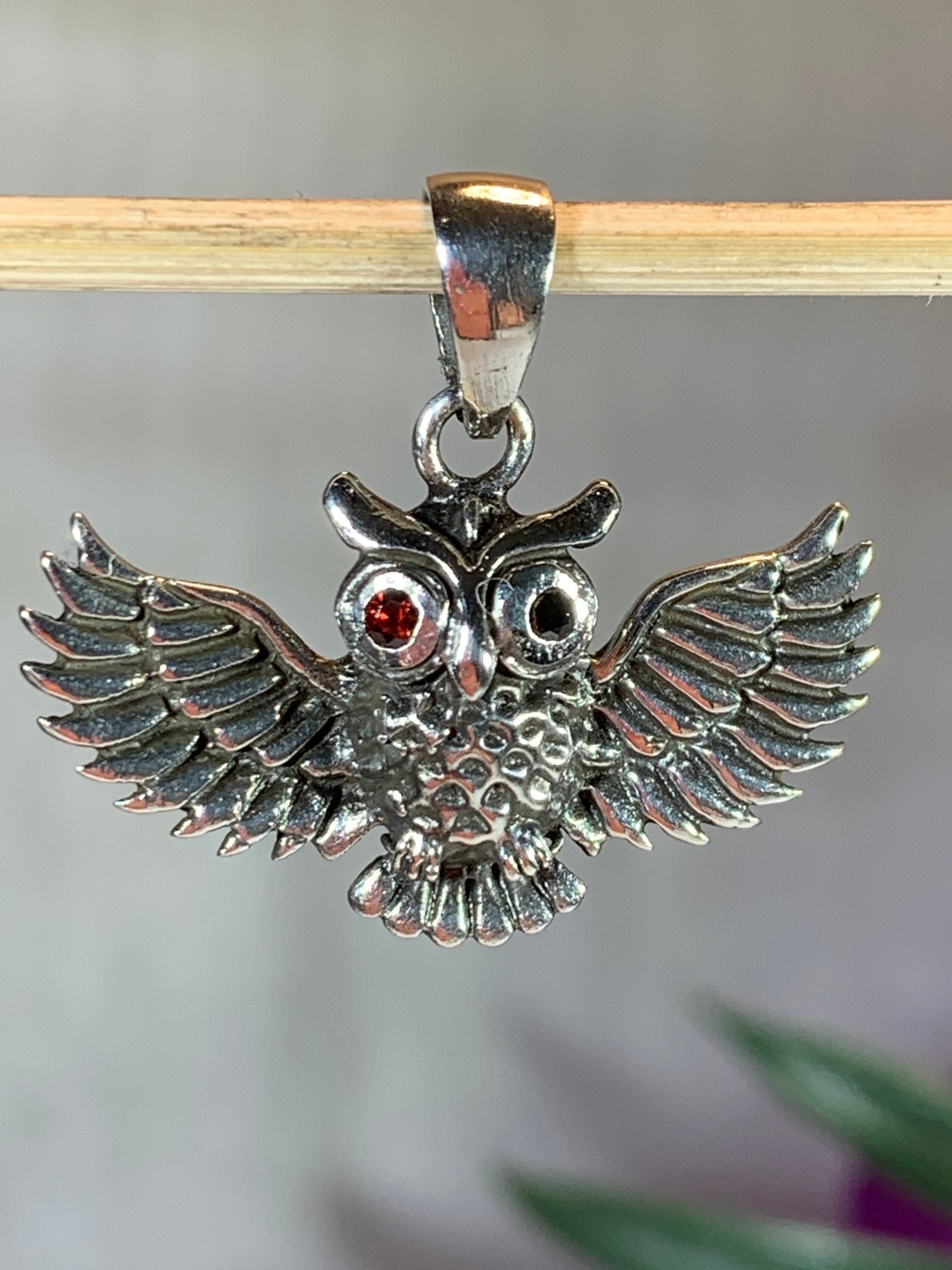 Owl Necklace, Nature Jewelry, Bird Lover Necklace, Woodland Jewelry
