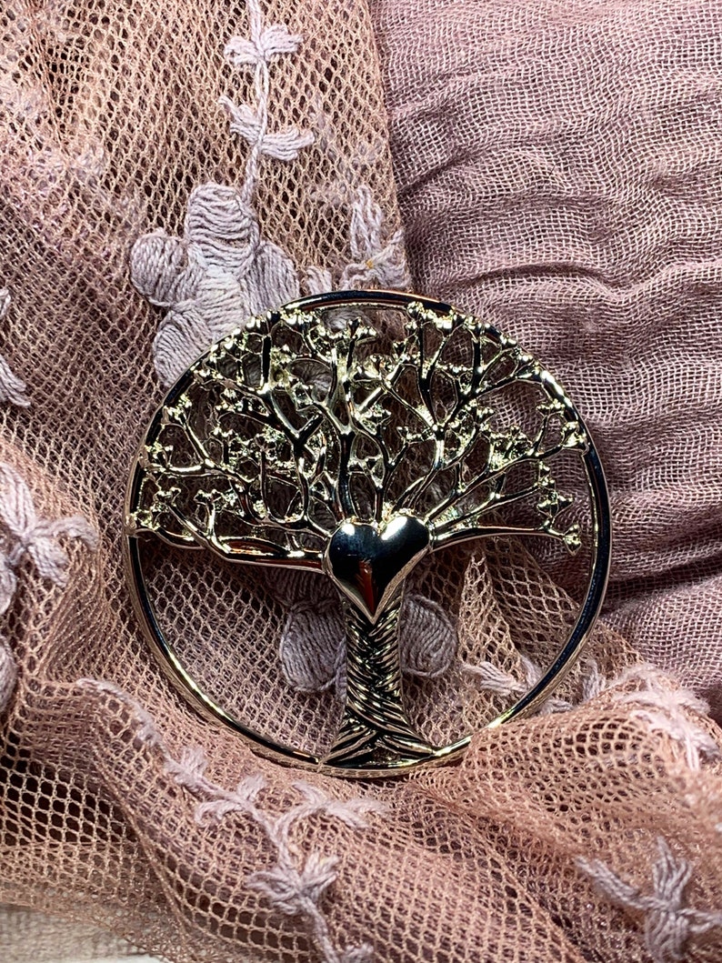 Tree of Life Brooch, Celtic Jewelry, Irish Jewelry, Celtic Brooch, Celtic Pin, Mom Gift, Anniversary Gift, Wiccan Pin, Friendship Gift image 1