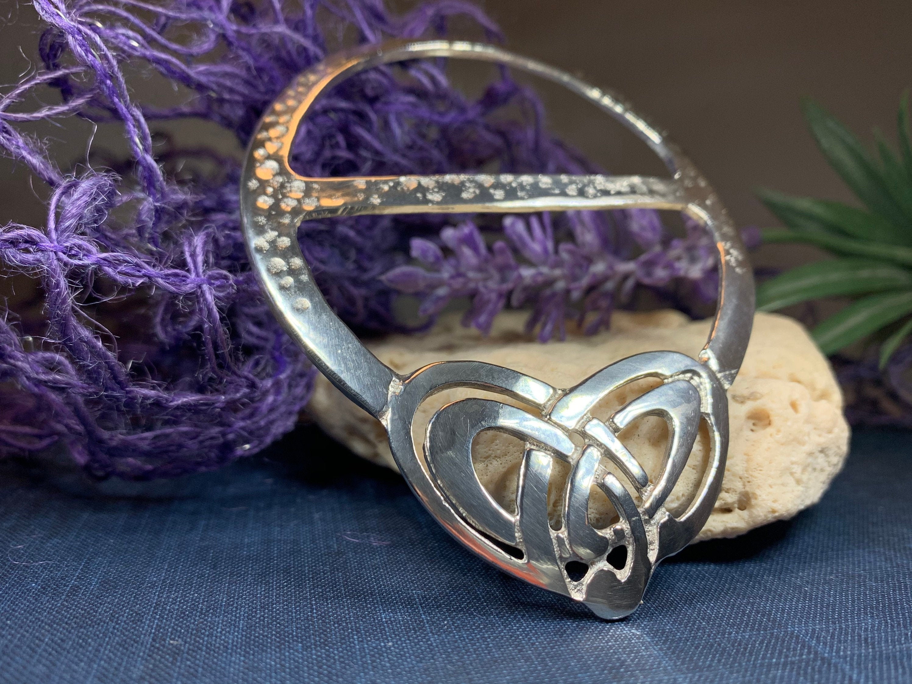 Celtic Heart Scarf Ring, Scotland Jewelry, Irish Jewelry, Celtic