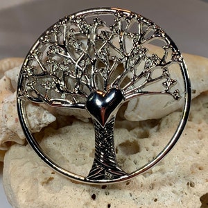 Tree of Life Brooch, Celtic Jewelry, Irish Jewelry, Celtic Brooch, Celtic Pin, Mom Gift, Anniversary Gift, Wiccan Pin, Friendship Gift image 4