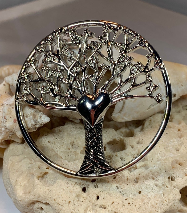 Tree of Life Brooch, Celtic Jewelry, Irish Jewelry, Celtic Brooch, Celtic Pin, Mom Gift, Anniversary Gift, Wiccan Pin, Friendship Gift image 4