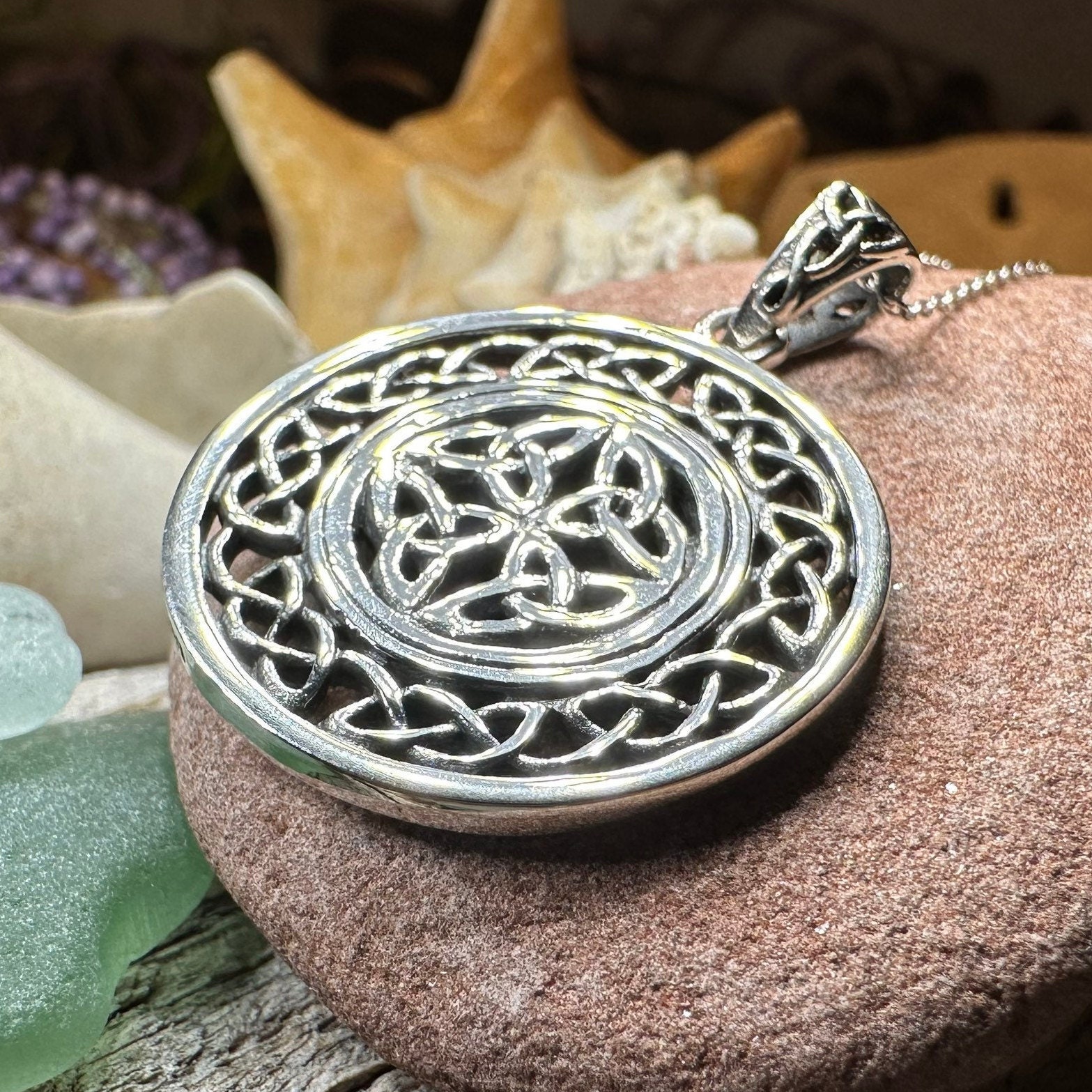 Celtic necklace pendants deals