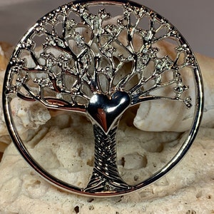 Tree of Life Brooch, Celtic Jewelry, Irish Jewelry, Celtic Brooch, Celtic Pin, Mom Gift, Anniversary Gift, Wiccan Pin, Friendship Gift image 8