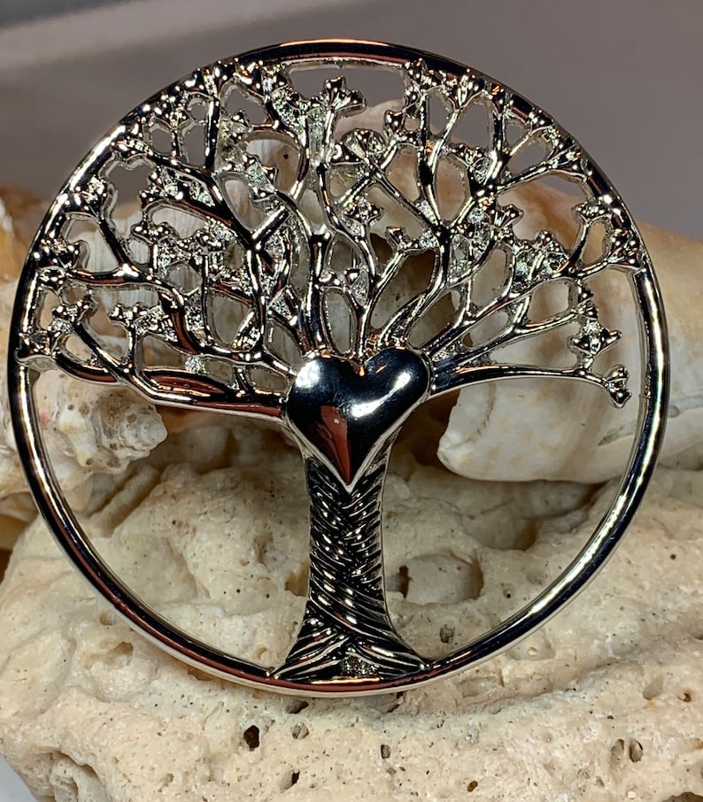 Tree of Life Brooch, Celtic Jewelry, Irish Jewelry, Celtic Brooch, Celtic Pin, Mom Gift, Anniversary Gift, Wiccan Pin, Friendship Gift image 8