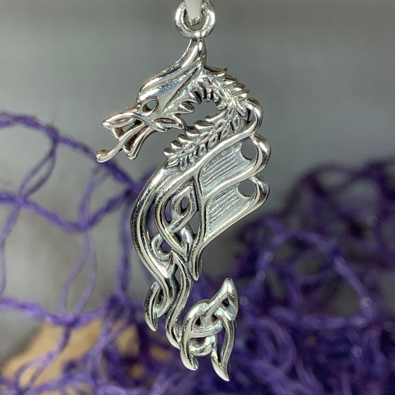 Dragon Necklace Celtic Jewelry Irish Jewelry Celtic Knot Etsy dragon-necklace-celtic-jewelry-irish-jewelry-celtic-knot-etsy
