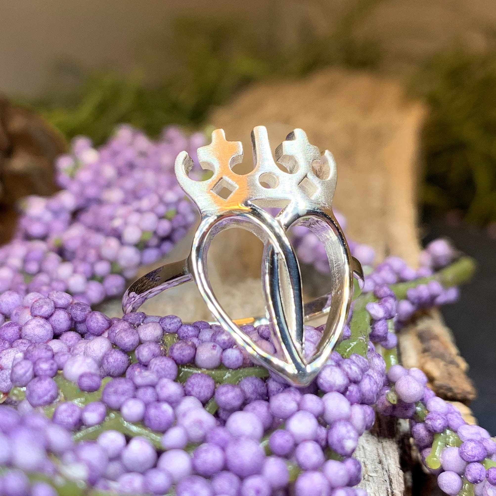 Luckenbooth Ring Outlander Jewelry Thistle Ring Scotland