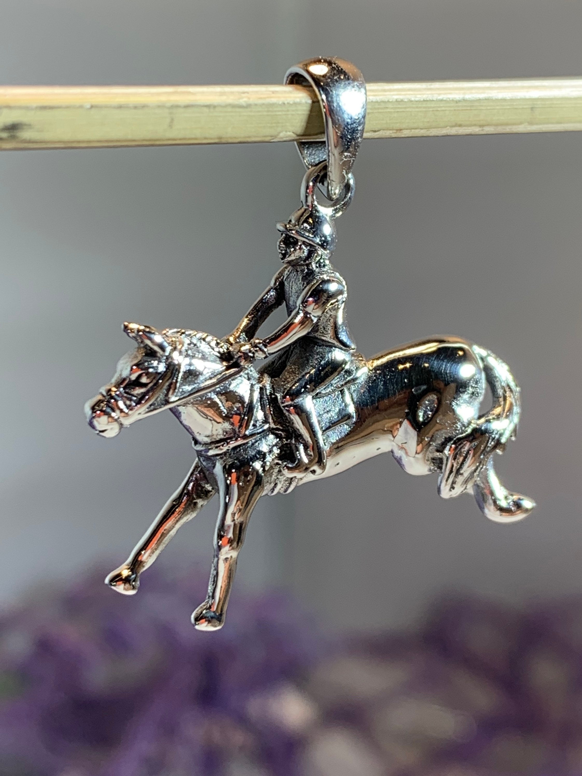 Horse Necklace, Equestrian Jewelry, Animal Jewelry, Kentucky Derby