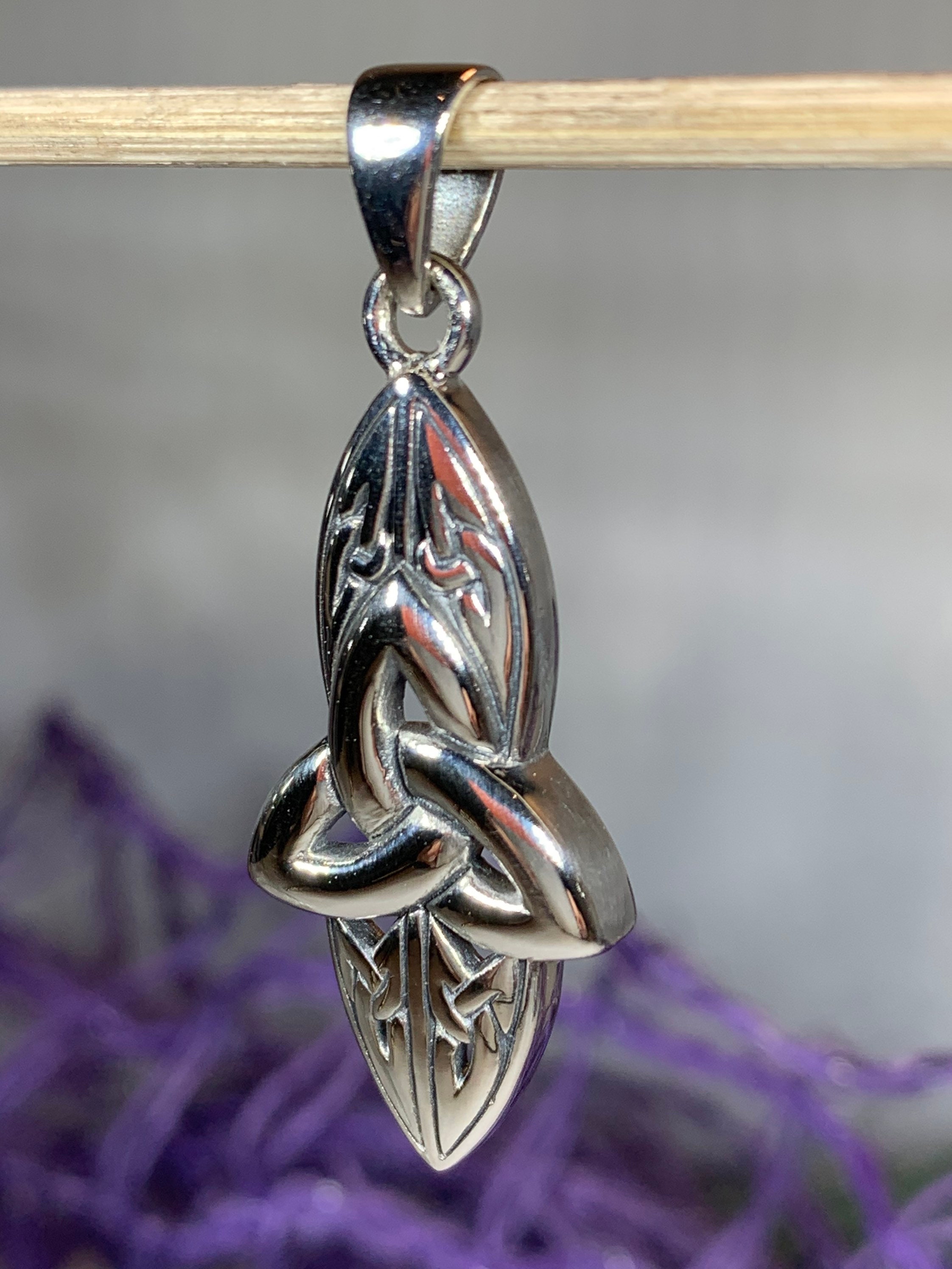 Trinity Knot Necklace, Celtic Jewelry, Irish Jewelry, Wiccan Jewelry