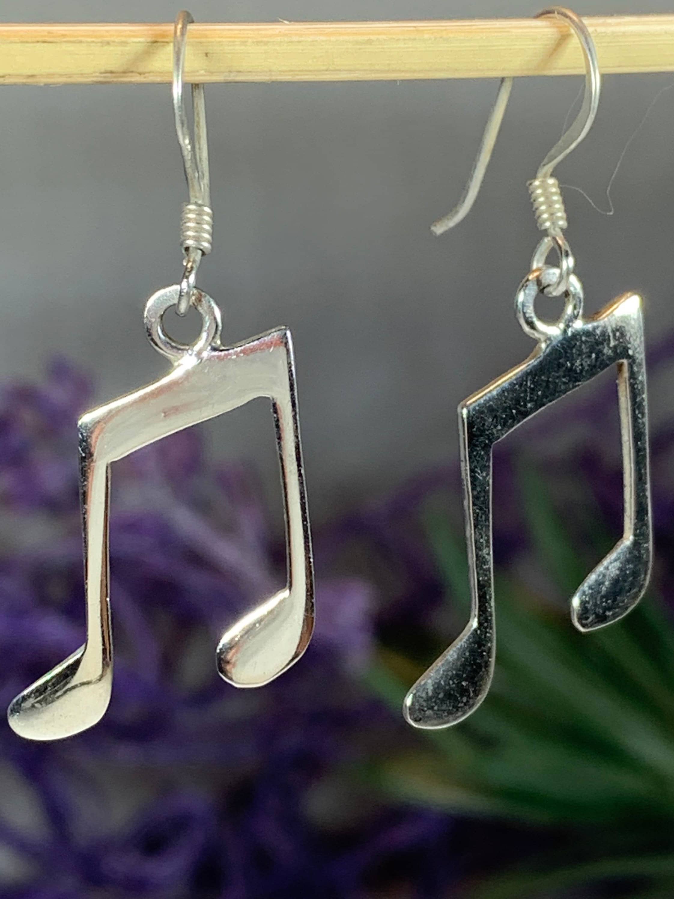 Music Lover Earrings, Music Gift, Musical Note Earrings, Music Teacher