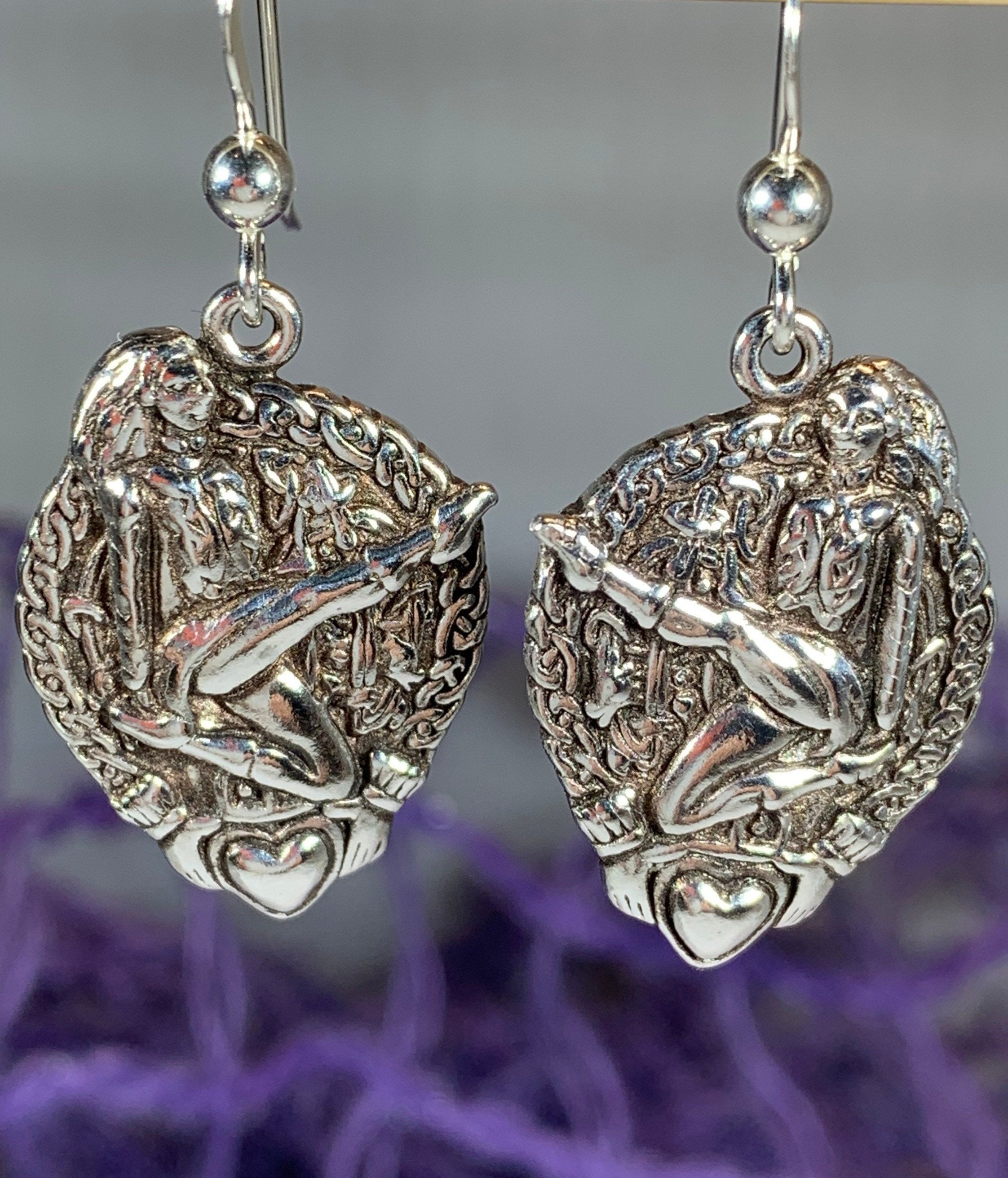 Irish Dancer Earrings, Irish Jewelry, Celtic Jewelry, Step Dancer Gift