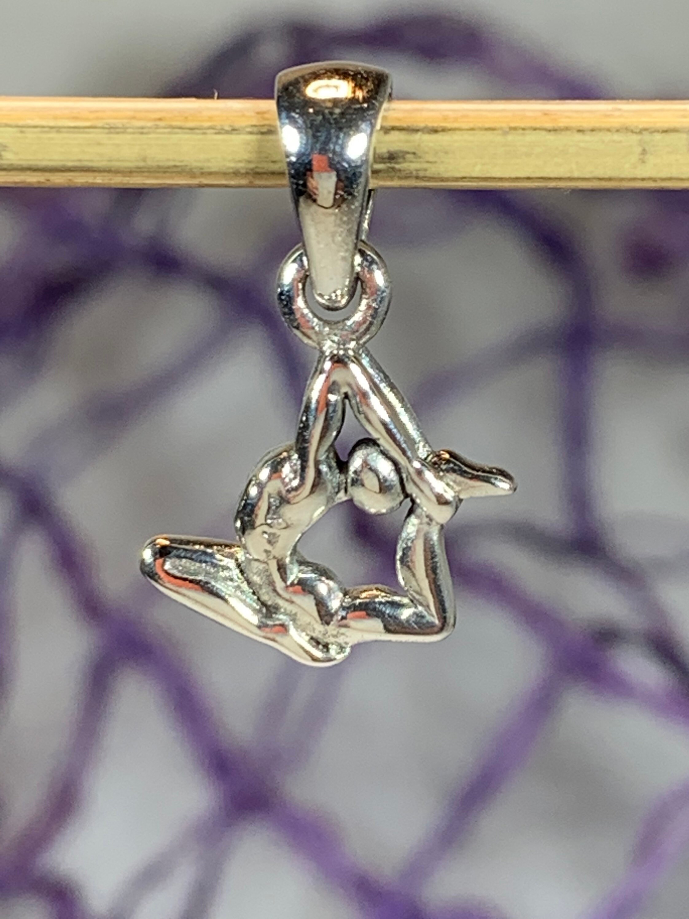 Yoga Pose Necklace, Om Jewelry, Chakra Jewelry, Yoga Jewelry, Boho