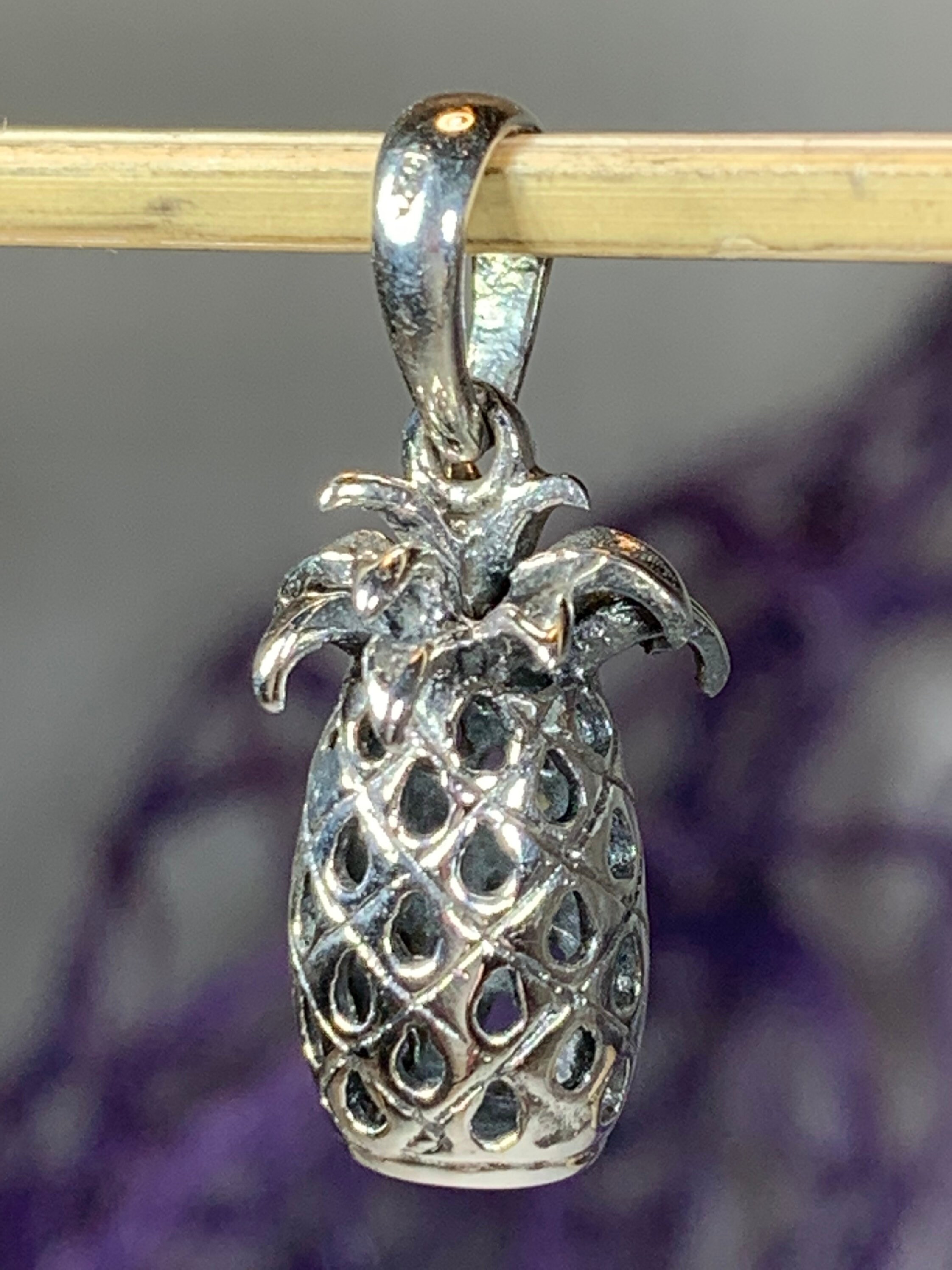 Pineapple Necklace, Beach Jewelry, Hawaii Jewelry, Fruit Necklace