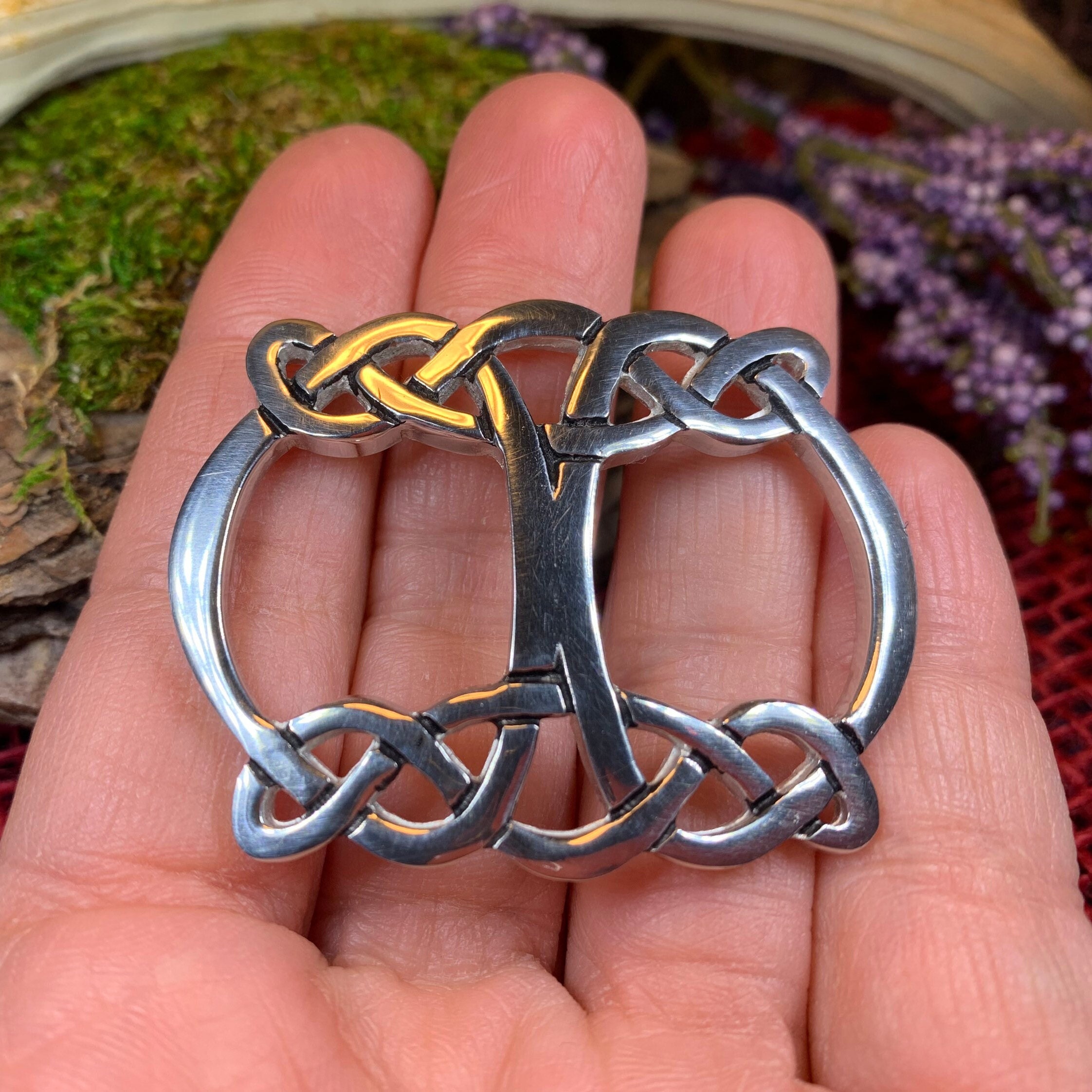 Celtic CrystalDesigns Celtic Knot Scarf Ring