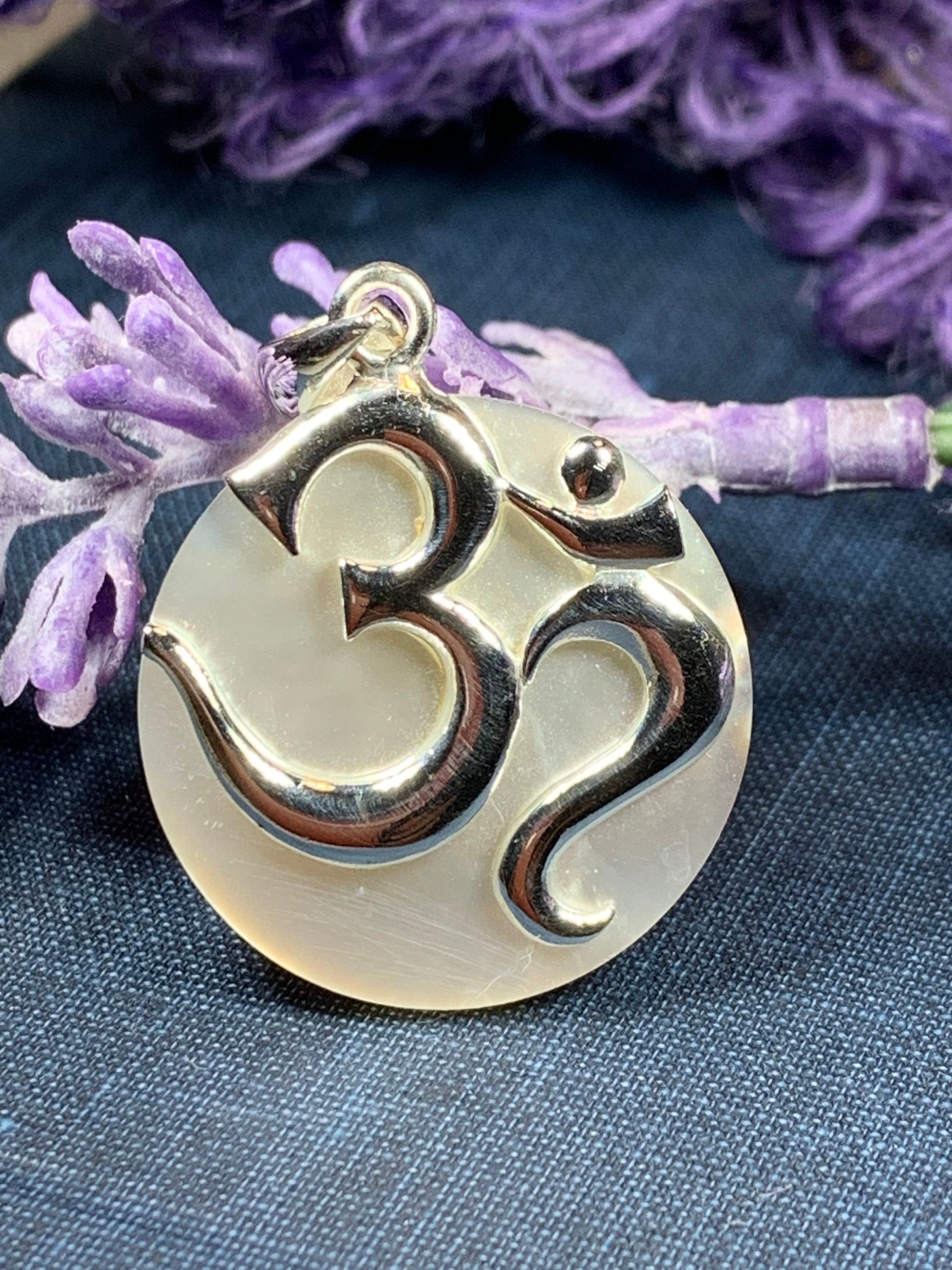 Om Necklace, Om Jewelry, Chakra Jewelry, Yoga Jewelry, Boho Jewelry