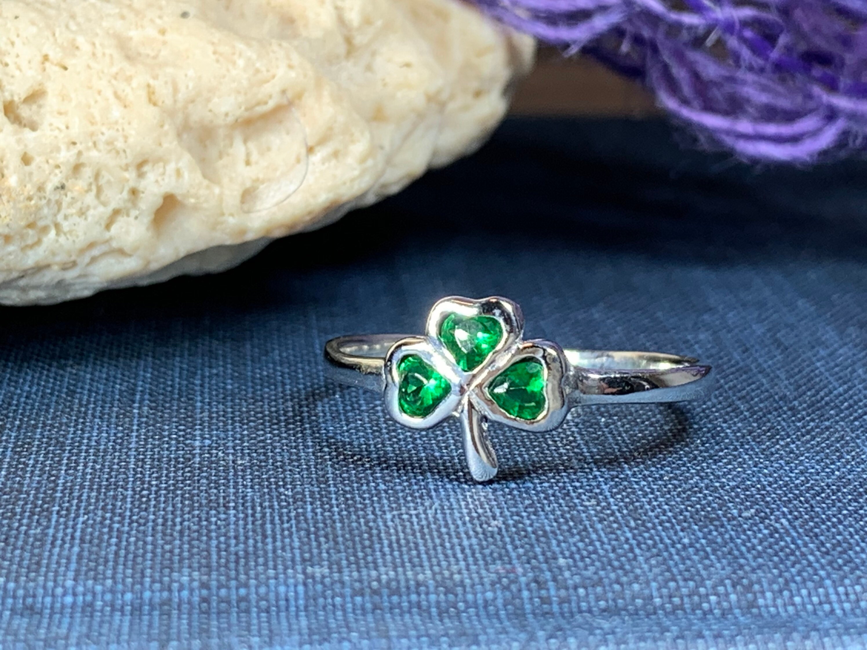 Shamrock Ring, Celtic Jewelry, Irish Jewelry, Clover Jewelry, Ireland