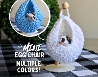 Egg Chair Toy For Pet Mouse and Small Animal Hammock For Pet Mouse Cage Accessory for Mouse Hanging Toy for Mouse Cage Toy for Fancy Mouse