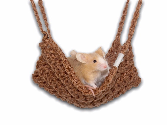 Hamac Double Couche Pour Petits Animaux – 30x30 Cm, Pour Hamster, Rat, Cochon D’Inde, Lit Confortable