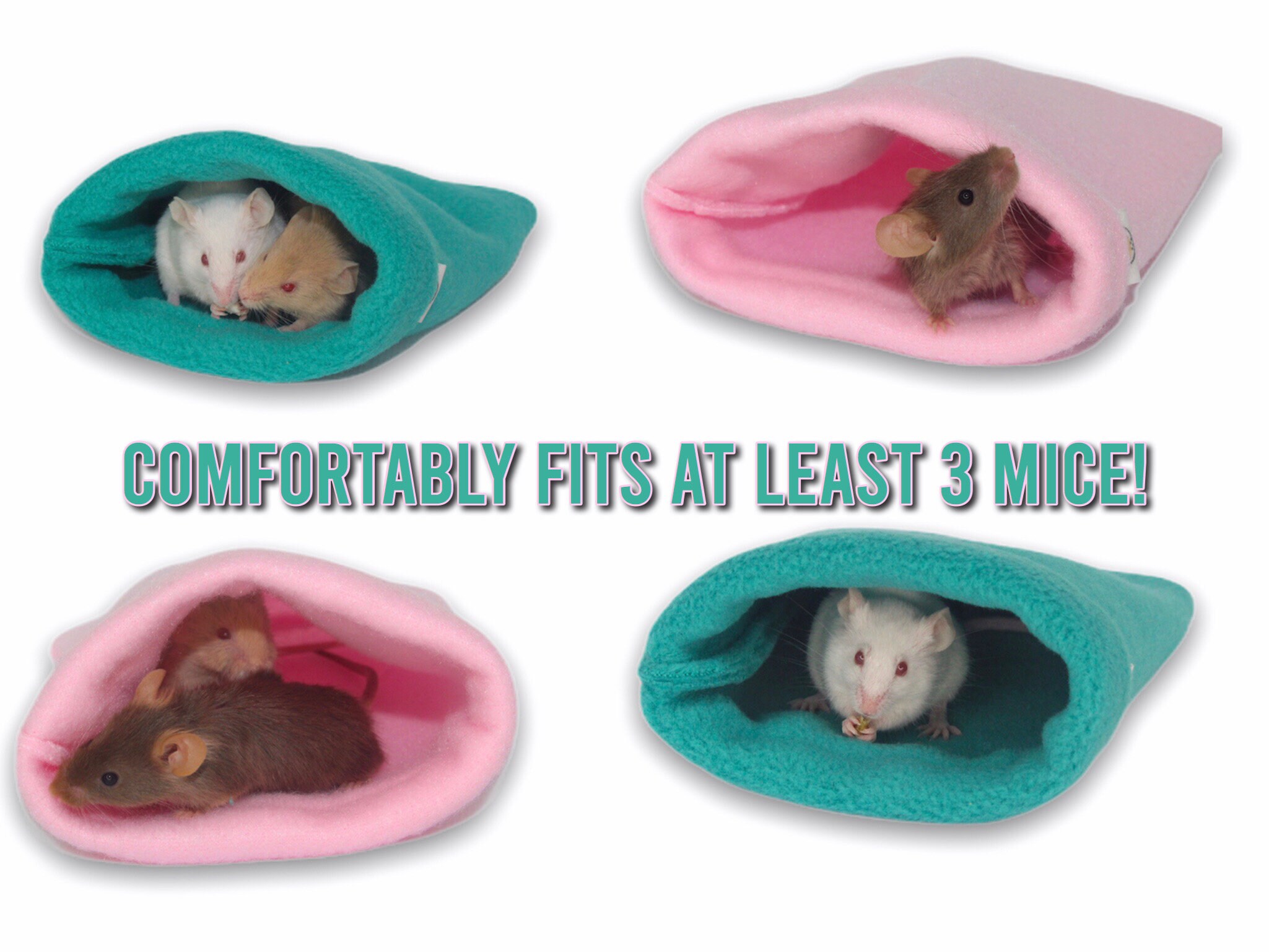 Hamac Double Couche Pour Hamster, Chinchilla, Furet - Tissu Doux 34x34cm - Suspendu Dans La Cage - Hiver Chaud