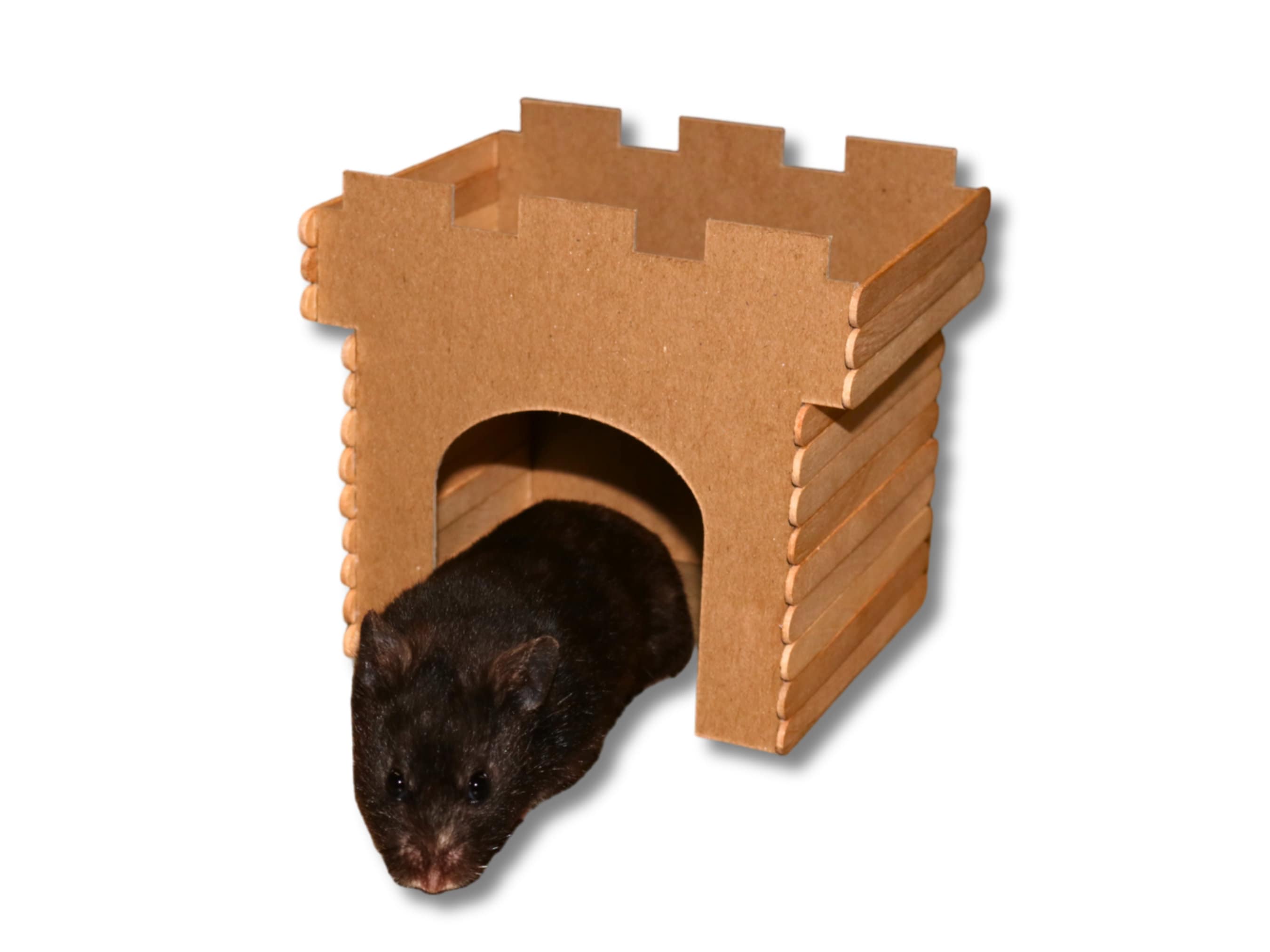 Rodent Hideout Hamster Castle for Small Animal Hide House for Pet Rodent Cage ...