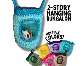 Hanging Fancy Mouse Toy for Small Pet Hidey House for Pet Mouse Cage Accessory for Rodent Cage Toy for Fancy Mice Hammock For Mouse Cage