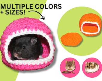 Hamster Hide Toy for Small Animal Hideout Hamsters House Hide For Pet Mouse Hideout House For Hamster Bungalow Hamster Enrichment Pet Toys