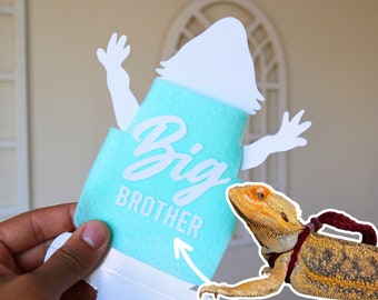 Big Brother Shirt For Bearded Dragon Funny Shirt For Bearded Dragon Baby Shower Gift For Reptile Owner Shirt For Pet Baby Bearded Dragon Toy