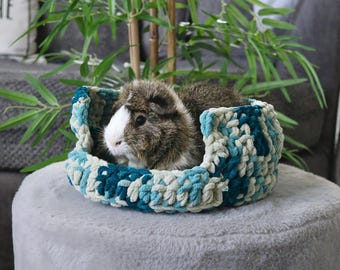 Guinea Pig Cuddle Cup for Small Animal Cage Accessory for Guinea Pig Fleece Cuddle Cup for Dwarf Rabbit, Hedgehog |  Large Guinea Pig Bed