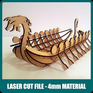 Drakkar fruit basket, dxf, svg, ai, cdr files for cnc, vector model