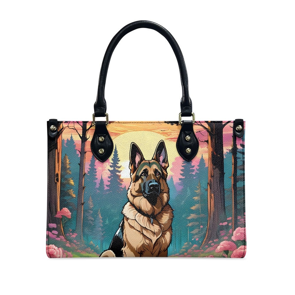 German Sheperd Leather Bags, Dog Lover Gift