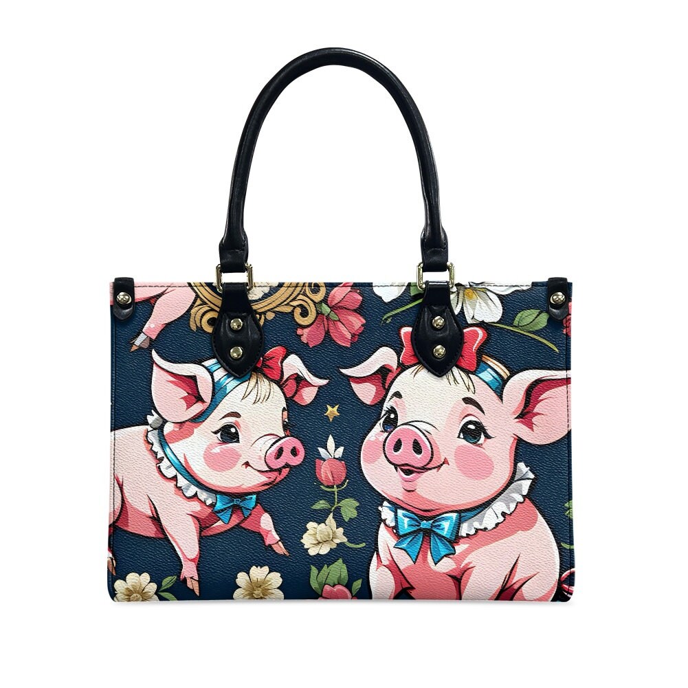 Pig Leather Handbag, Gift for Mother's Day
