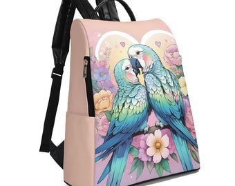 Parrot Love Daypack Anti-theft Backpack