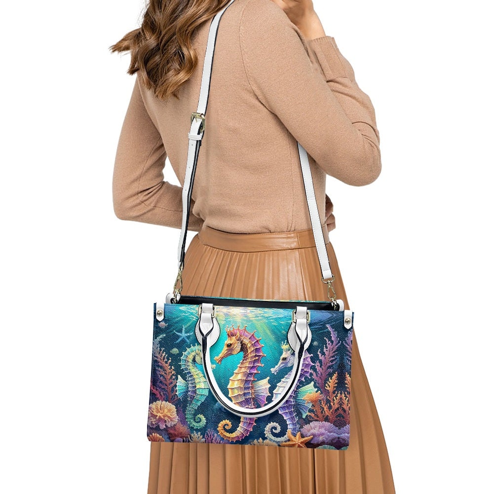 seahorse Leather Bags, Animal lover Gift