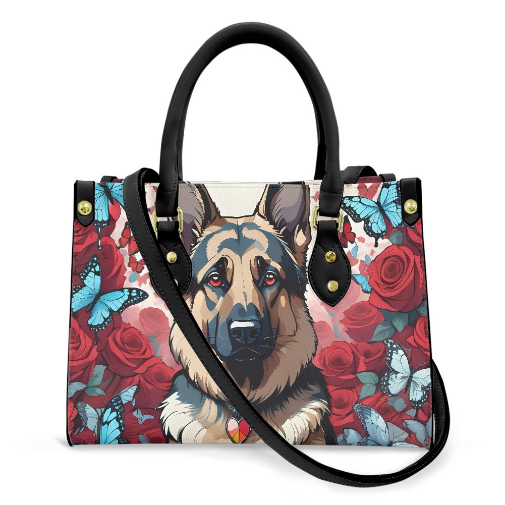 German Shepherd Leather Bags, Dog Lover Gift