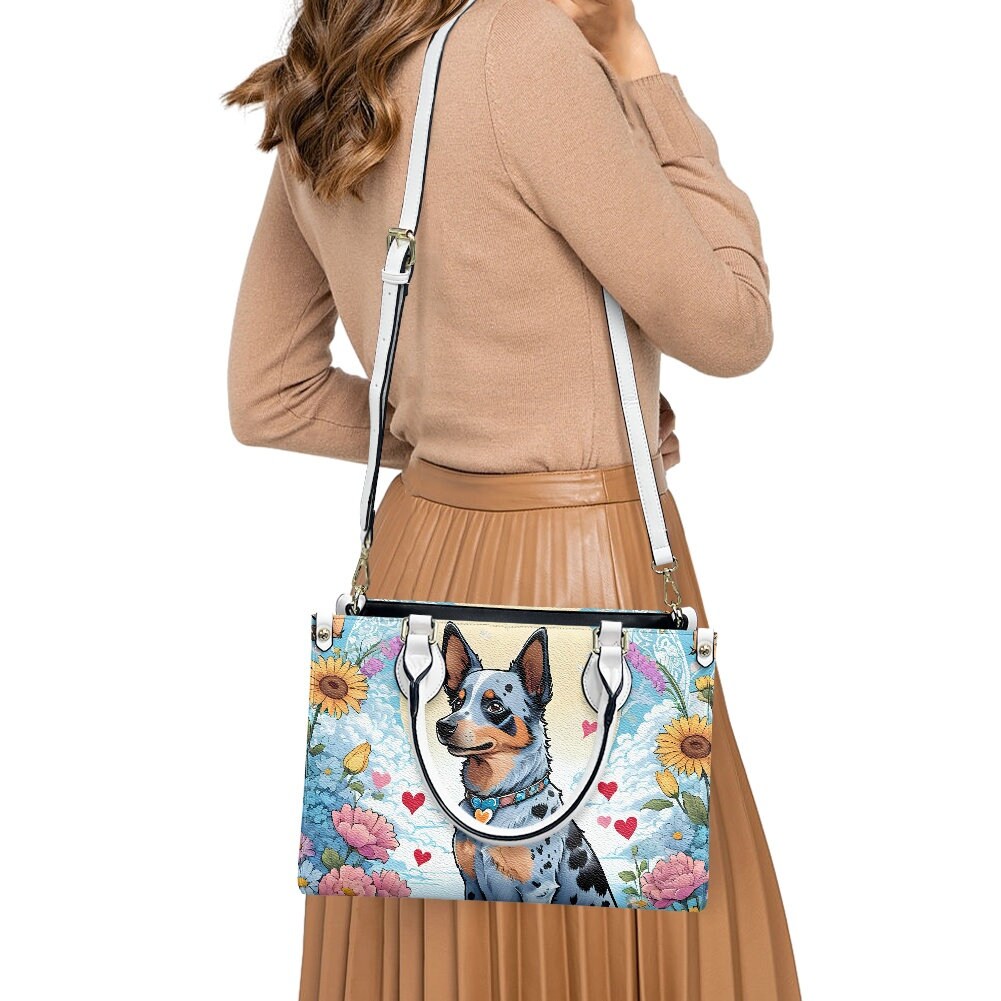 Blue Heeler Leather Bags, Dog Lover Gift