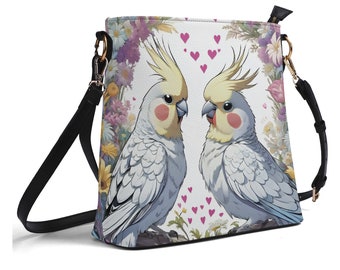 Cockatiel Women's Zipper Bucket Bag Shoulder Bag