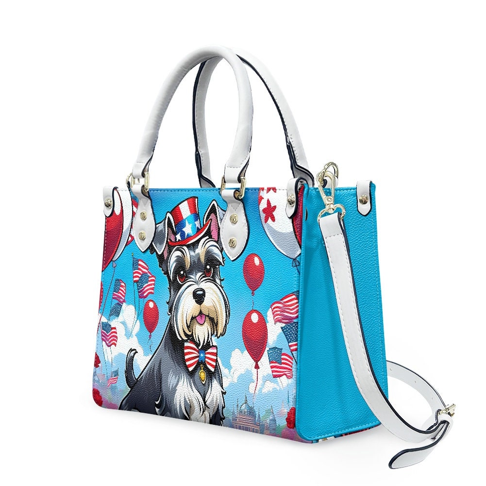 schnauzer Leather Bags, Dog Lover Gift