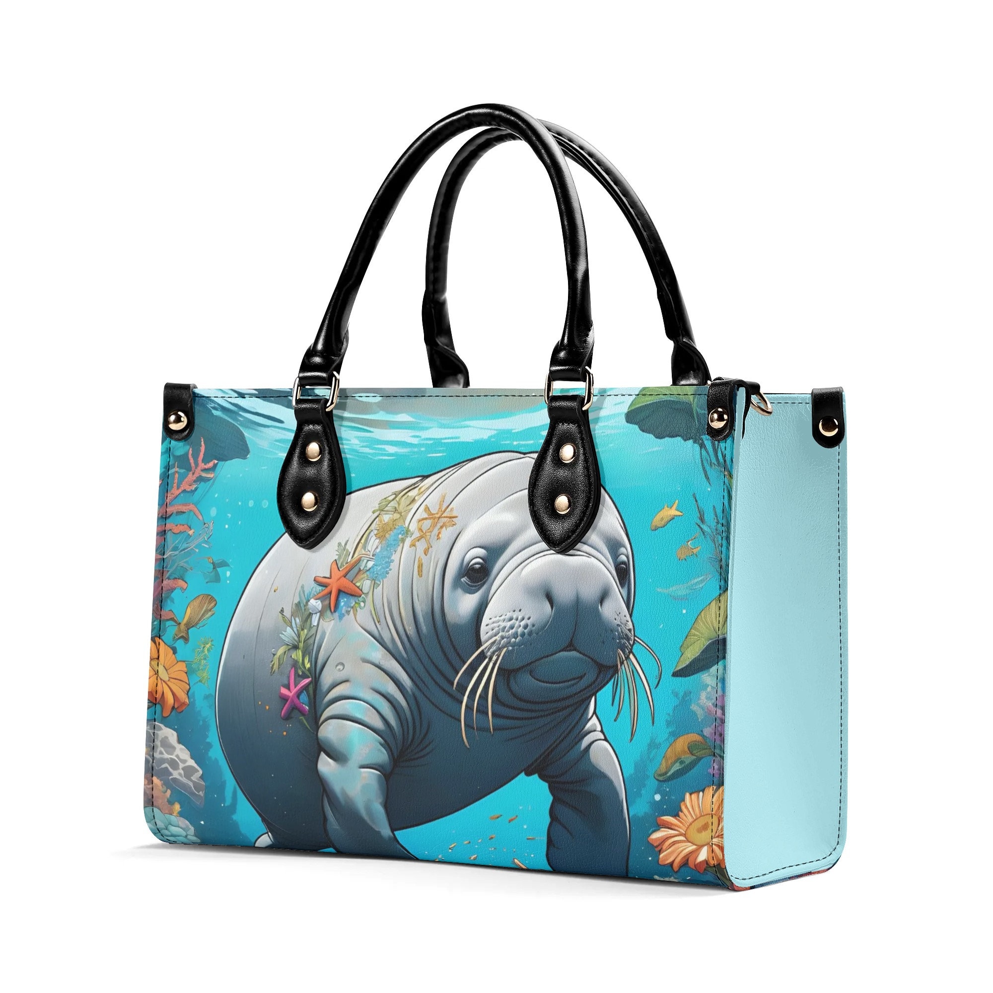 Manatee Leather Bags, Animal lover Gift