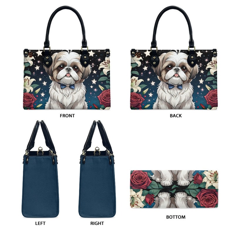 sac à main Shih Tzu Adorable accessoire pour les amoureux des chiens image 4
