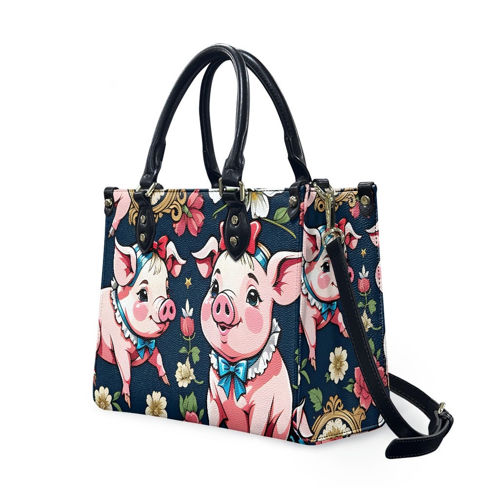 Pig Leather Handbag, Gift for Mother's Day