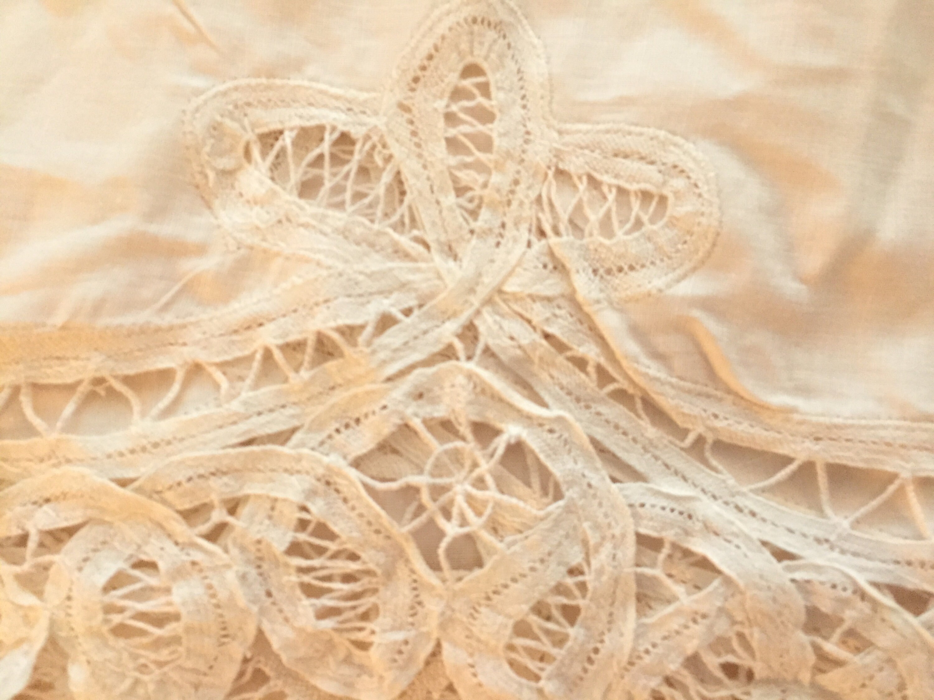 Full Size Offwhite Battenburg Lace Bedskirt Dust Ruffle Etsy