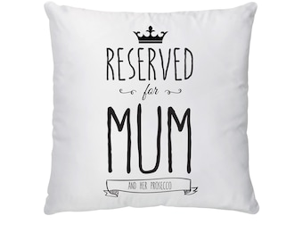 Personalised Reserved For Any Name Any Reason Cushion Cover Printed Home Décor Gift For Mothers Day,  Fathers Day, Grandad, Nanny or Wedding
