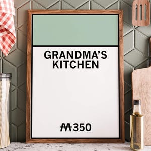 Stampa personalizzata con nome della via – Poster da parete retrò – Nome personalizzato, numero civico o codice postale – Regalo per la casa – Da A5 ad A2 – Senza cornice