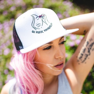 Go Pluck Yourself! Snap Back Trucker Hat
