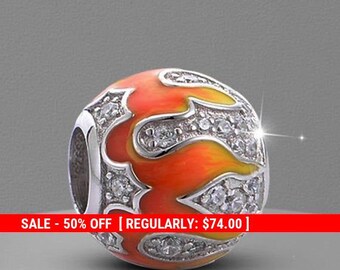 pandora fire charm