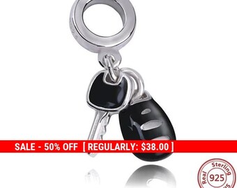 sterling silver car keyring