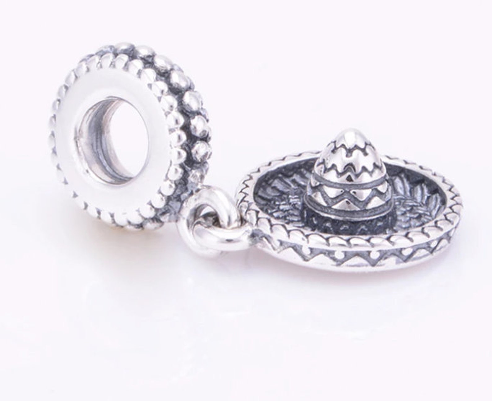 Sterling Silver Sombrero Hat Charm Hat Jewelry Hat Charm Etsy