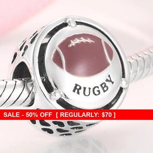 Pandora rugby ball charm discount