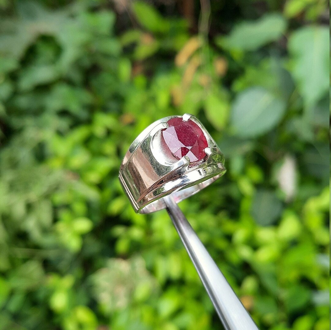 Original Ruby Ring Real Ruby Ring Afghanistan Genuine Ruby Ring Ruby ...