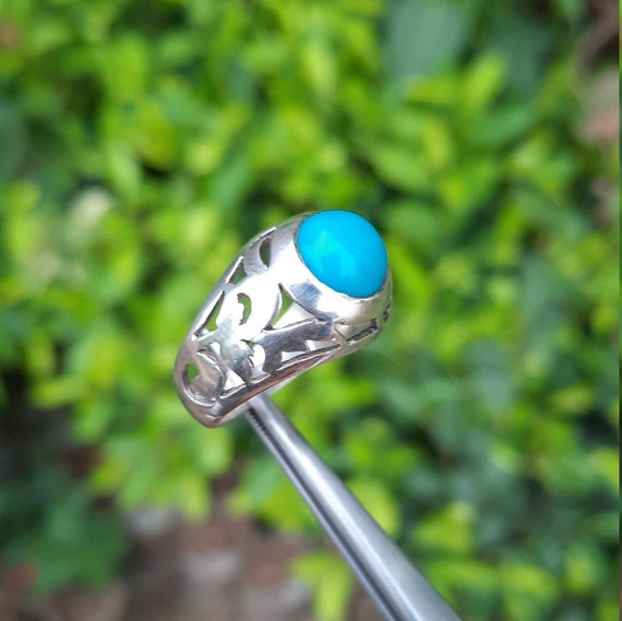 Original Feroza Stone Ring Natural Hussaini Feroza Ring Real Shia